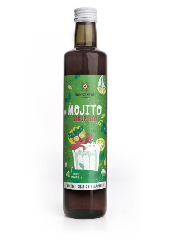 Sonnentor Sirup BIO - Mojito (500 ml) - osvěžující chuť bio limetky a máty