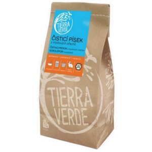 Tierra Verde Čisticí písek - 1 kg - s pomerančem