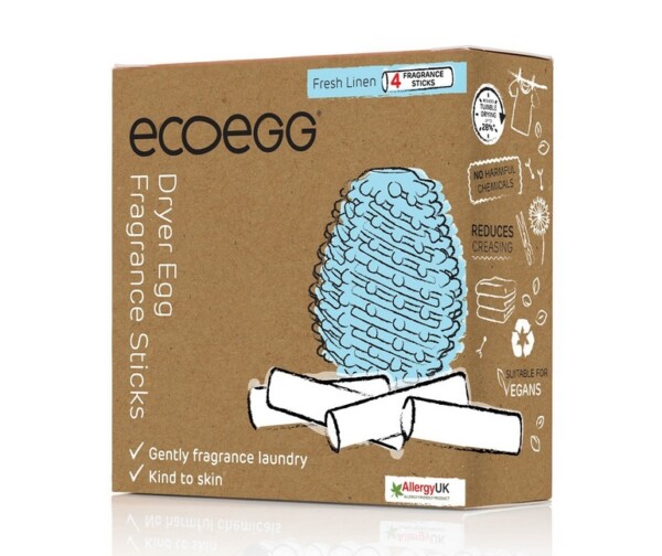 Ecoegg Náplň do vajíčka na sušení prádla - svěží bavlna (4 ks)