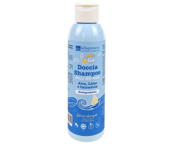 laSaponaria Sprchový gel a šampon po opalování BIO (150 ml)