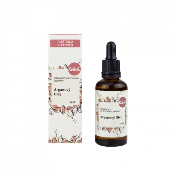 Kvitok Arganový olej BIO (50 ml) - za studena lisovaný