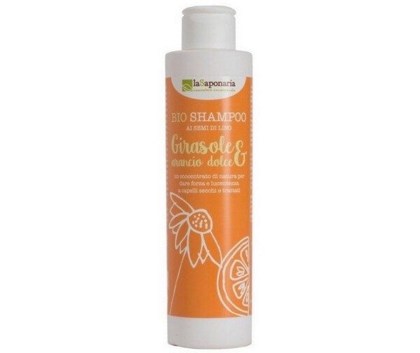 laSaponaria Šampon se slunečnicí a sladkým pomerančem BIO (200 ml)