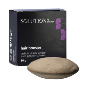 Kvitok Solution Prebiotický tuhý šampon s anti-pollution ochranou Hair Booster (50 g) - stimuluje růst vlasů