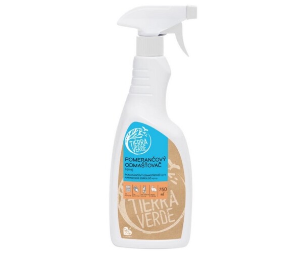 Tierra Verde Pomerančový odmašťovač (sprej 750 ml) - praktický univerzální čistič