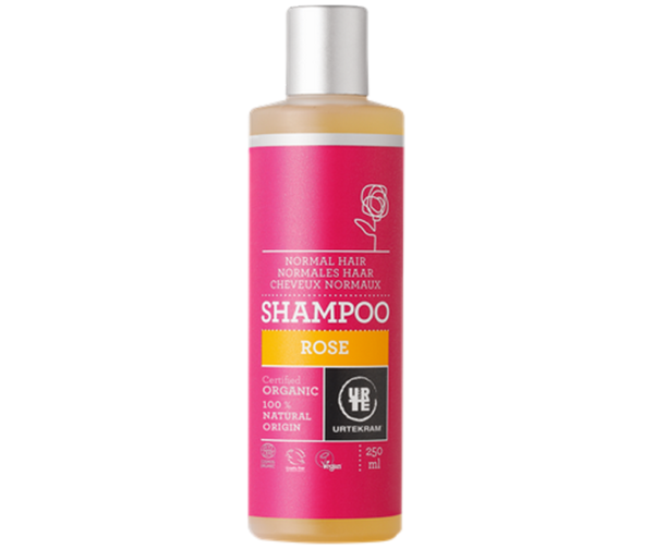 Urtekram Růžový šampon pro normální vlasy BIO - 250 ml