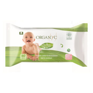 Organyc Dětské vlhčené hygienické ubrousky BIO (60 ks)