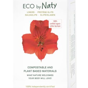 Eco by Naty Slipové vložky - super (28 ks) - biobavlněná vnitřní vrstva, 3 kapičky