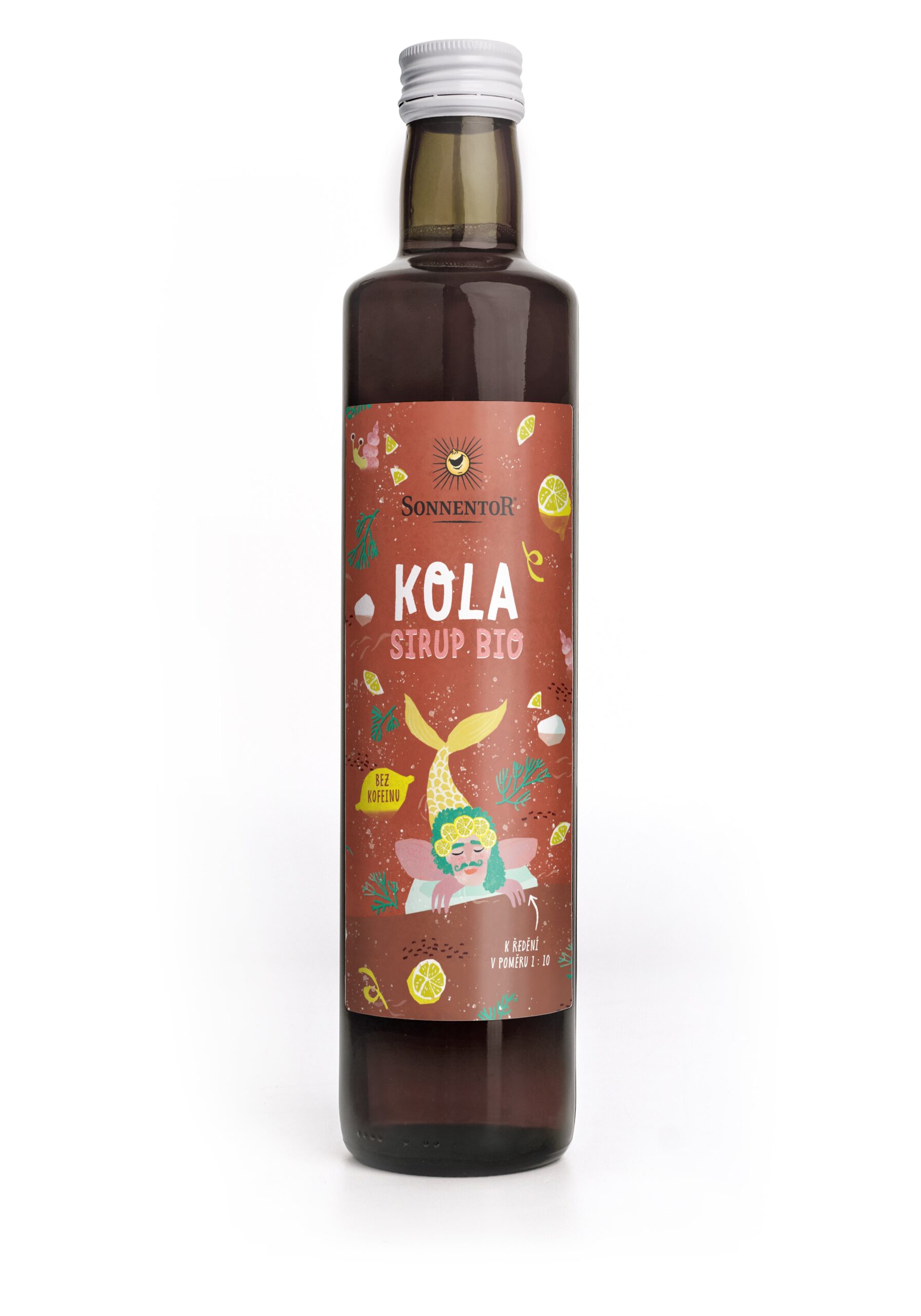 Sonnentor Sirup BIO - Kola (500 ml) - s přírodní chutí koly a bez kofeinu
