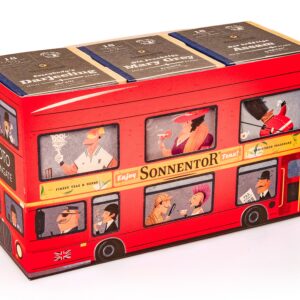 Sonnentor Dárková kazeta čajová BIO - London Bus (3 ks) - sada 3 černých čajů