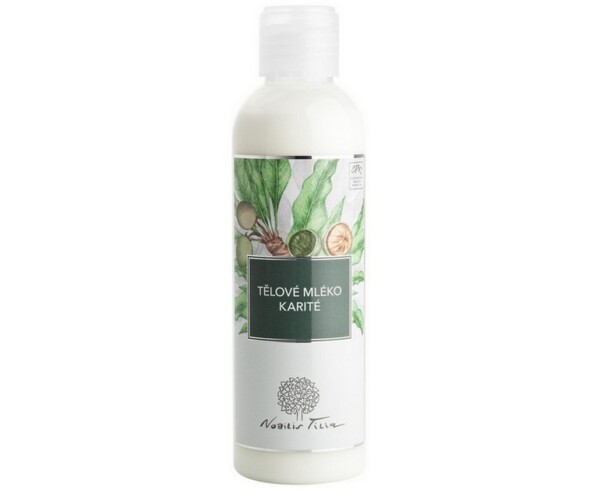 Nobilis Tilia Tělové mléko Karité (200 ml) - ideální pro suchou pleť
