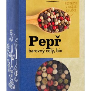 Sonnentor Pepř barevný BIO - celý (50 g) - pepř černý, růžový, bílý a zelený