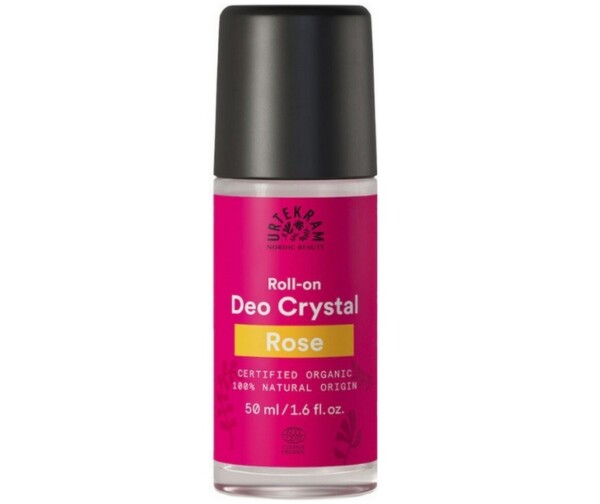 Urtekram Deodorant roll-on s růží BIO (50 ml) - okouzlující květinová vůně