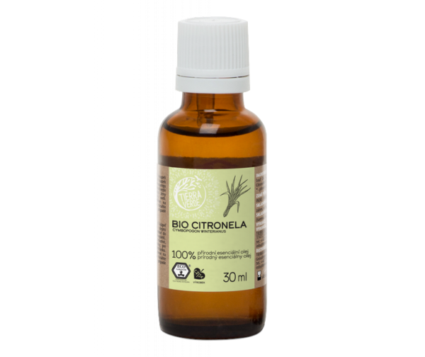 Tierra Verde Esenciální olej Citronela BIO - 30 ml - silné repelentní účinky