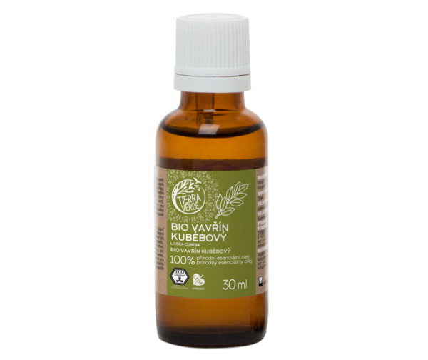 Tierra Verde Esenciální olej Vavřín Kubébový BIO - 30 ml - energizuje, čistí vzduch