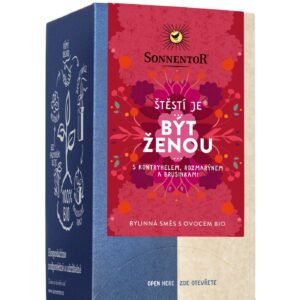 Sonnentor Bylinný čaj BIO - Štěstí je být ženou - nálevové sáčky (18 x 1,7 g)