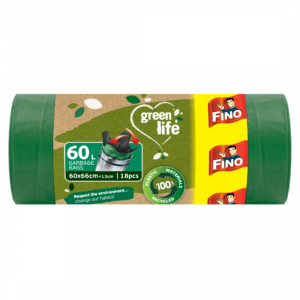 FINO Pytle na odpadky Green Life Easy pack 27 μm - 60 l (18 ks)