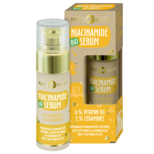 Purity Vision Pleťové sérum Niacinamide BIO (30 ml) - vyhlazuje pleť a redukuje pigmentové skvrny