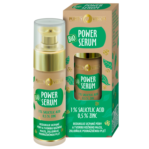 Purity Vision Pleťové sérum Power BIO (30 ml) - čistí póry a redukuje tvorbu kožního mazu
