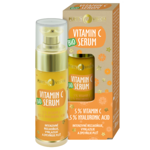 Purity Vision Pleťové sérum Vitamín C BIO (30 ml) - rozjasňuje, vyhlazuje a zpevňuje pleť