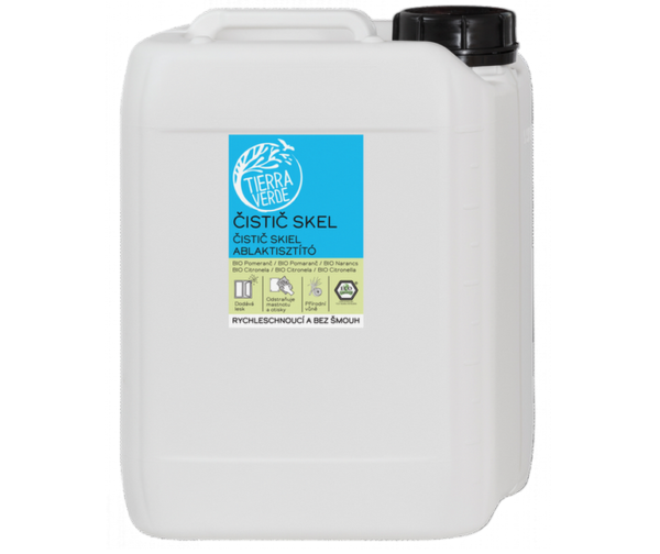 Tierra Verde Čistič skel s BIO pomerančem a citronelou (750 ml) - 5 l