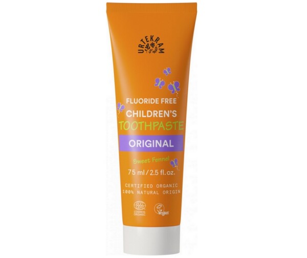 Urtekram Dětská zubní pasta s fenyklem BIO (75 ml) - bez fluoridu