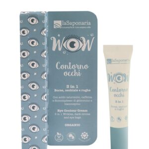 laSaponaria Konturovací oční krém 3 v 1 BIO (15 ml) - na vrásky, kruhy i pytle pod očima