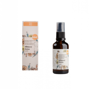 Kvitok Masážní olej proti celulitidě Hloubkový detox (50 ml) - aktivuje mikrocirkulaci lymfy