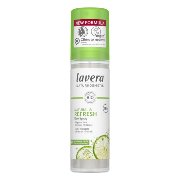 Lavera Přírodní deodorant ve spreji Refresh BIO - limetkový (75 ml) - až 48hodinová ochrana