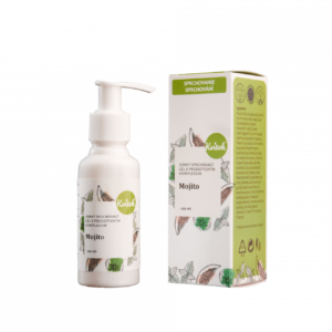 Kvitok Jemný sprchový gel s prebiotickým komplexem Mojito (100 ml) - se svěží vůní máty a limetky