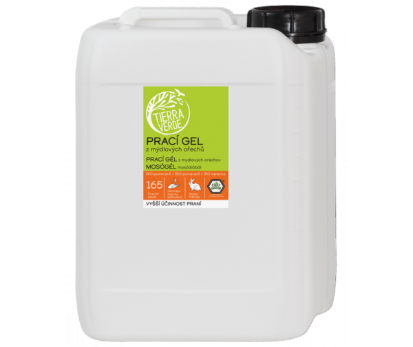 Tierra Verde Prací gel s BIO pomerančem - INOVACE - 5 l