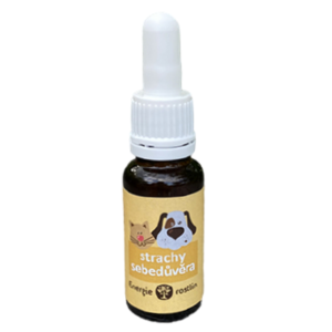 Energie rostlin Bachovy esence - Směs na strachy pro psy a kočky (20 ml)