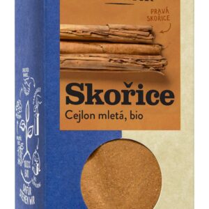 Sonnentor Skořice Cejlon BIO - mletá (40 g) - výraznější nasládlá chuť