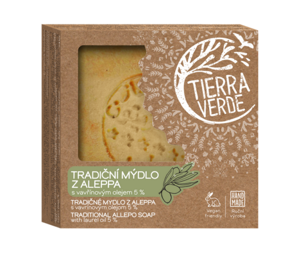 Tierra Verde Aleppské mýdlo pro problematickou pokožku - 1 ks