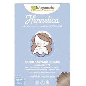 laSaponaria Přírodní barva na vlasy Sarasvati BIO (100 g) - světle hnědá