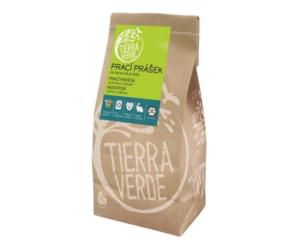 Tierra Verde Prací prášek na barevné prádlo - pap. sáček 850 g