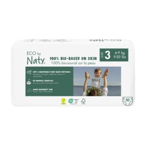 Eco by Naty Ekoplenky Midi 3 (4 - 9 kg) (50 ks) - z 55-60 % rozložitelné