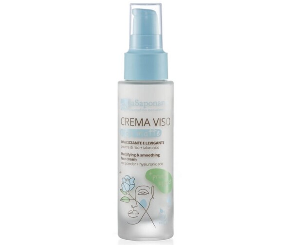 laSaponaria Zmatňující pleťový krém Stay Matte BIO (50 ml) - s kyselinou hyaluronovou a bentonitovým jílem
