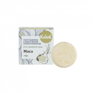 Kvitok Tuhý šampon s kondicionérem Maca - 25 g - stimuluje růst vlasů