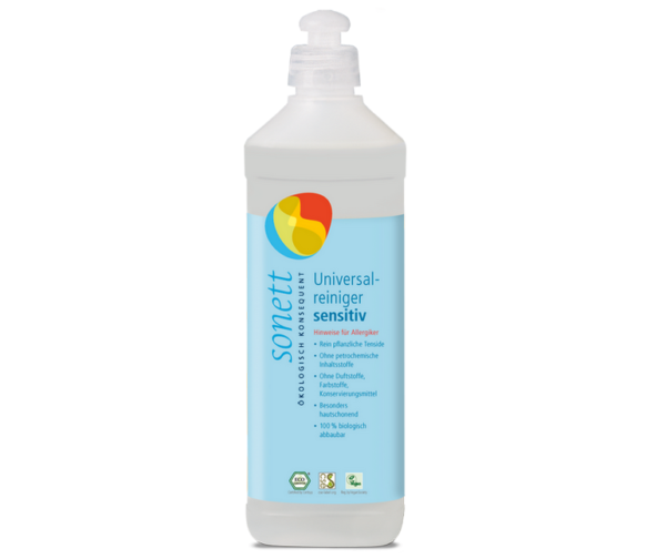 Sonett Univerzální čistič Sensitive (500 ml) - i pro nejcitlivější a alergickou pokožku