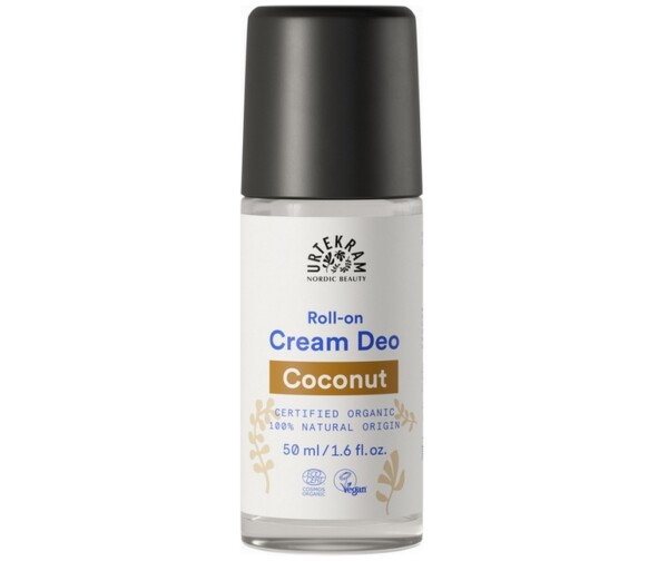 Urtekram Krémový deodorant roll-on s kokosem BIO (50 ml)