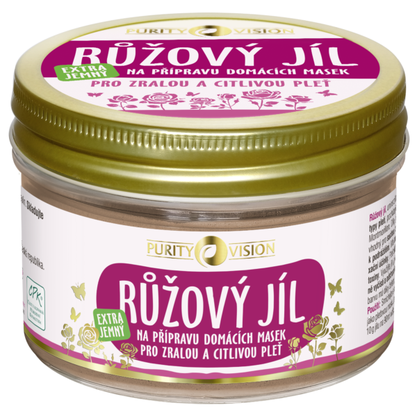 Purity Vision Růžový jíl (175 g) - ideální pro zralou a citlivou pleť