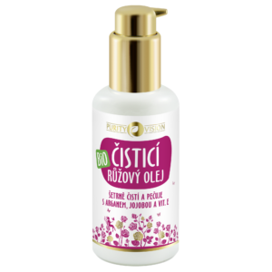 Purity Vision Růžový čisticí olej s arganem, jojobou a vit. E, BIO (100 ml)