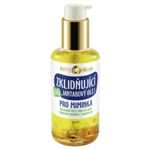 Purity Vision Zklidňující jantarový olej pro miminka BIO (95 ml) - pro citlivou pokožku dětí i dospělých