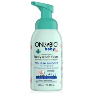 OnlyBio Hypoalergenní mycí pěna pro miminka (300 ml) - vhodná hned od narození