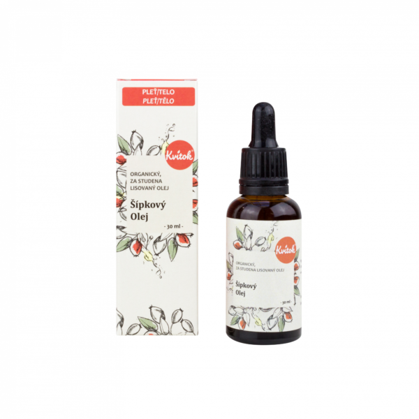 Kvitok Šípkový olej BIO (30 ml) - za studena lisovaný