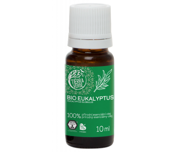 Tierra Verde Esenciální olej Eukalyptus BIO - 10 ml - uleví při nachlazení