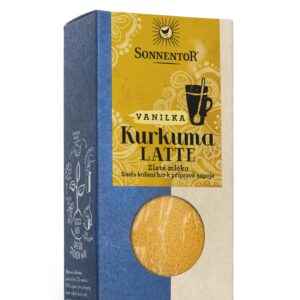 Sonnentor Kurkuma Latte vanilka BIO - Krabička 60 g - směs k přípravě nápoje