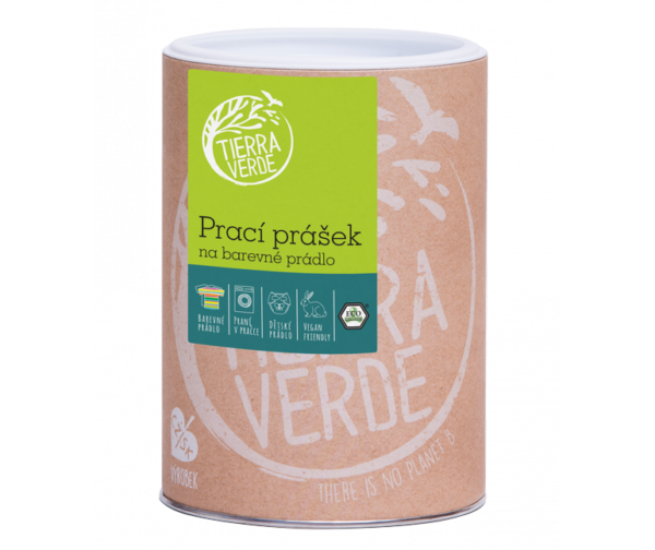 Tierra Verde Prací prášek na barevné prádlo - dóza 850 g