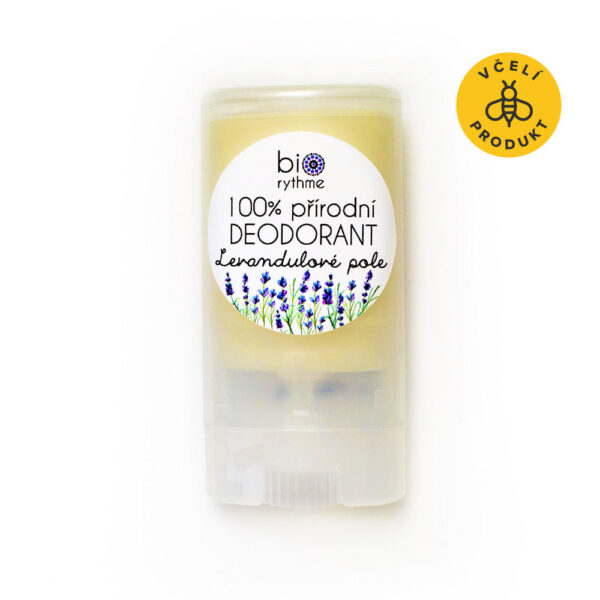 Biorythme Tuhý deodorant Levandulové pole - 15 g - s čistou levandulovou silicí