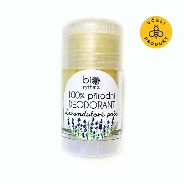Biorythme Tuhý deodorant Levandulové pole - 30 g - s čistou levandulovou silicí